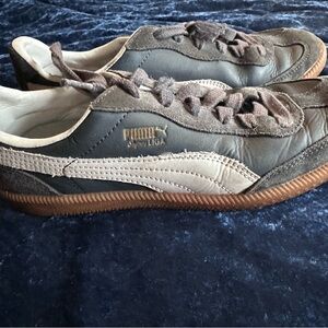 Puma Super Liga Gray and